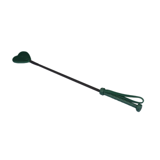 Liebe Seele Mossy Chic Leather Riding Crop – Green