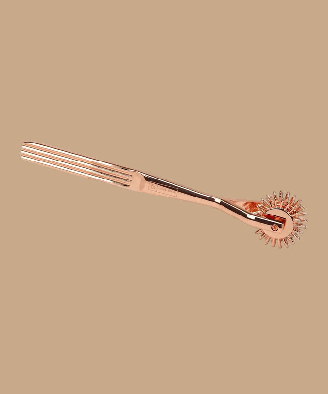 Liebe Seele X-Rose Triple Row Wartenberg Pinwheel — Silver
