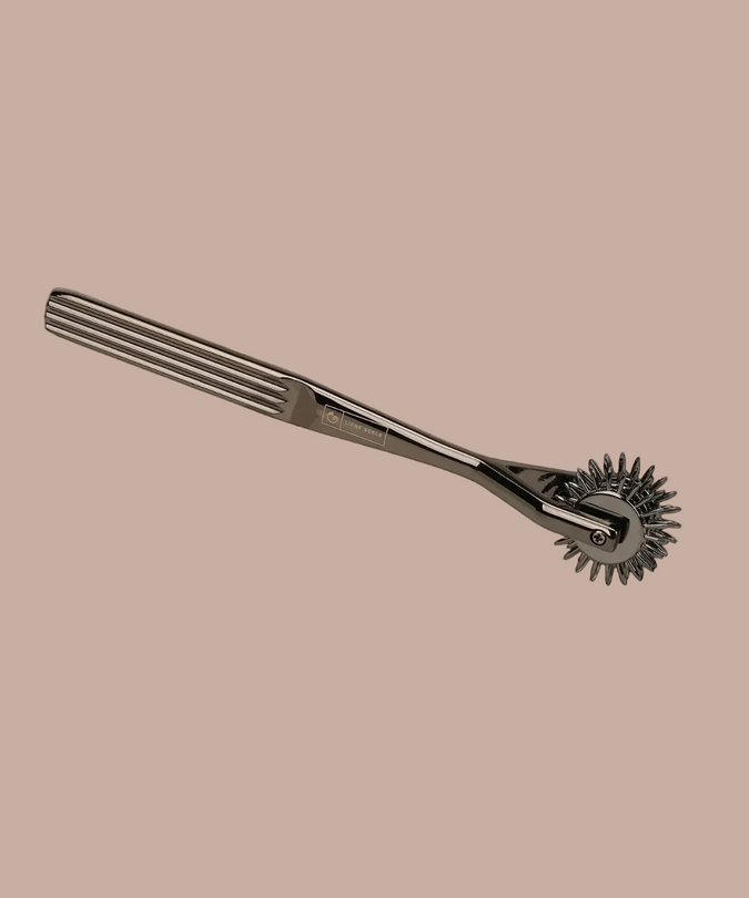 Liebe Seele X-Rose Triple Row Wartenberg Pinwheel – Silver