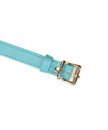 Liebe Seele Siren's Cove Lamb Leather Ball Gag – Blue