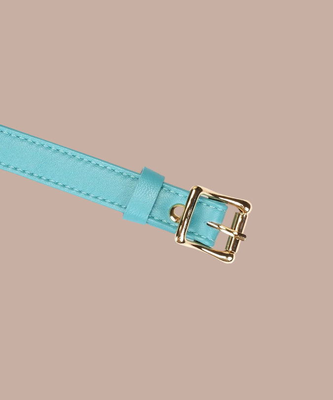 Liebe Seele Siren's Cove Lamb Leather Ball Gag – Blue