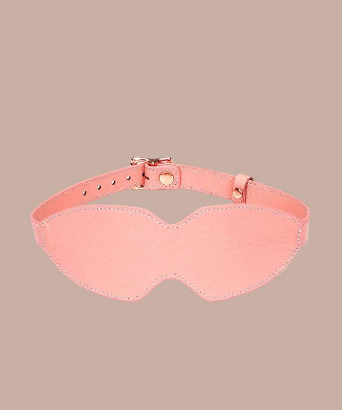 Liebe Seele Pink Dream Leather Blindfold – Pink