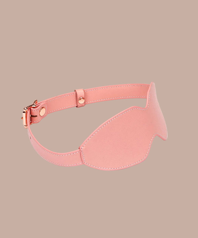 Liebe Seele Pink Dream Leather Blindfold – Pink