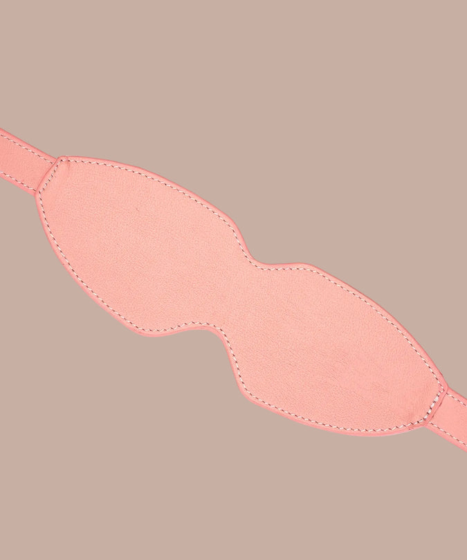 Liebe Seele Pink Dream Leather Blindfold – Pink