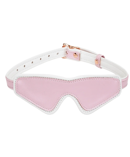 Liebe Seele Fairy Wit & Roze Leren Blinddoek