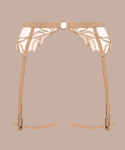 Atelier Amour – Dolce Vita Suspender Belt Dune