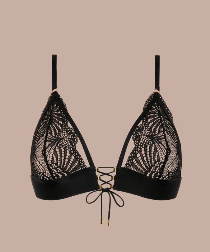 Atelier Amour – Enlace Moi Triangle Bra Black