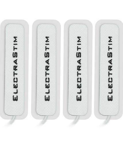 ELECTRASTIM - 4 X LONG SELF ADHESIVE PADS 1.5 CM X 7.5 CM