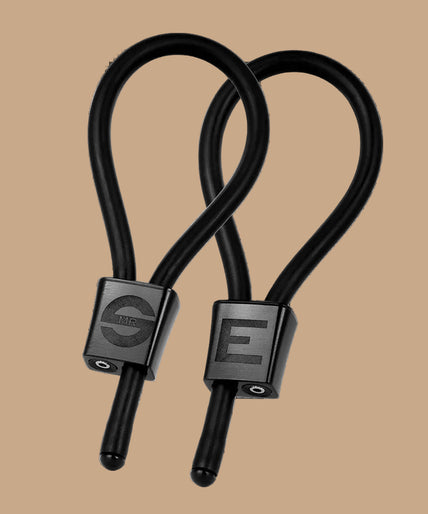 ELECTRASTIM - PRESTIGE ELECTRA LOOPS ADJUSTABLE COCK RINGS BLACK