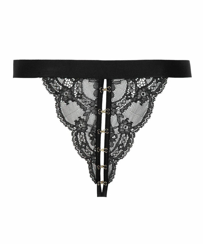 Atelier Amour Evasion Sensuelle Mini Open Brief – Black