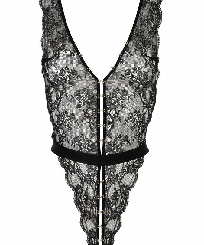 Atelier Amour Evasion Sensuelle Bodysuit – Zwart