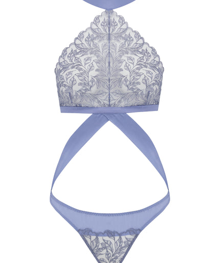 Coco de Mer Elandra Playsuit in zacht poederblauw