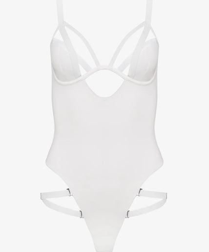 Maison Close – Fatale Bodysuit – White