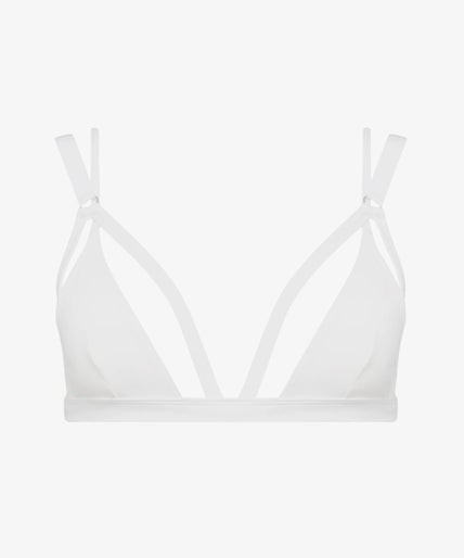 Maison Close – Fatale Triangle Bra – White