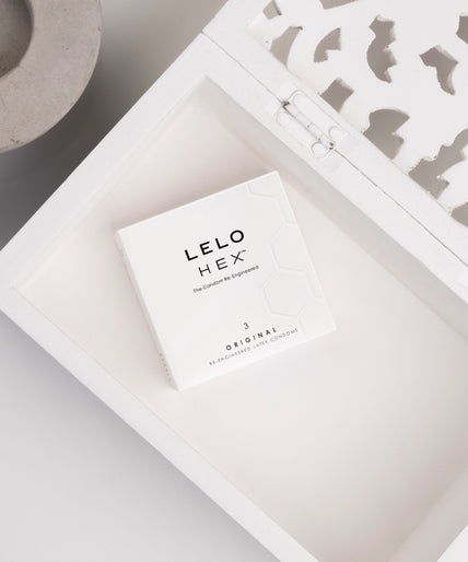 Pleasure nummer 18 van LELO: HEX condooms, originele verpakking van 36 stuks.