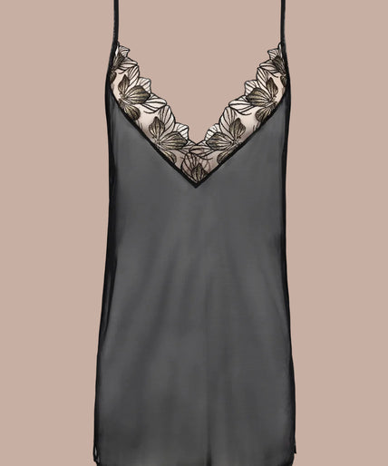 Atelier Amour – Fleur Défendue Nightdress Black