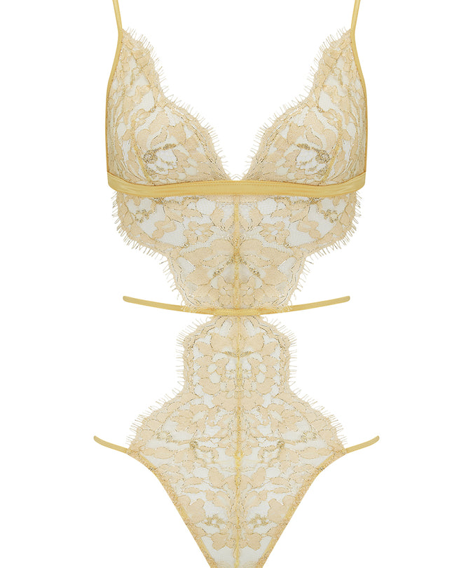 Fiorella Playsuit in Goud
