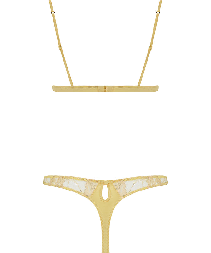 Fiorella Soft Cup Triangle Bra Goud