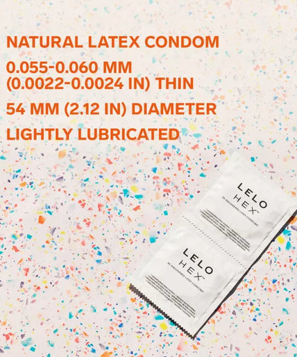 Pleasure nummer 18 van LELO: HEX condooms, originele verpakking van 36 stuks.