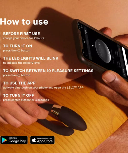 Pleasure nummer 19 van LELO: Tiani Duo Black - Vibrator voor stellen