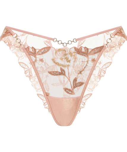 Shikkosa Illusion Brazilian Brief in Soft Peacy