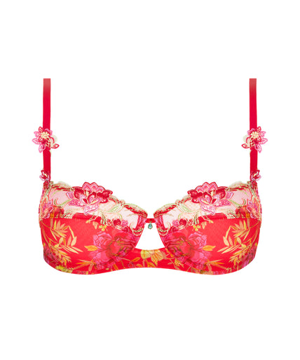 Lise Charmel Balconette Bra Foret Rubis (Beautiful ruby red)