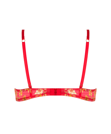 Lise Charmel Balconette Bra Foret Rubis (Beautiful ruby red)