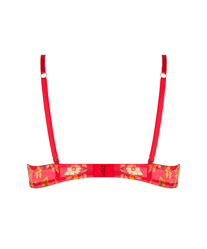 Lise Charmel Balconette Bra Foret Rubis (Beautiful ruby red)