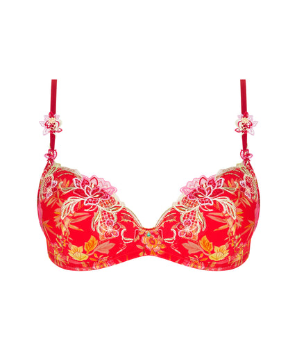 Lise Charmel Soft padded Bra Foret Rubis (Beautiful ruby red)