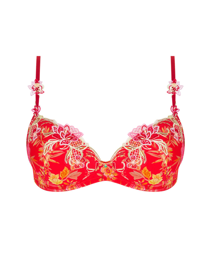 Lise Charmel Soft padded Bra Foret Rubis (Beautiful ruby red)