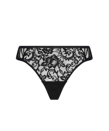 Lise Charmel Mini Thong Desirs de Venise in Seductive Black