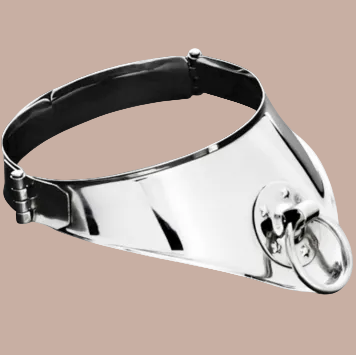Metal Hard – Restraint Collar with Ring & Padlock – 12.5cm