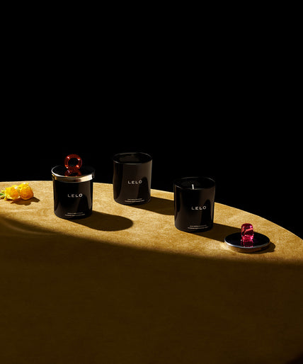 Plezier nummer 15 van LELO: Massage Kaars met vanille en cacao crème