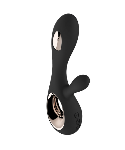 Pleasure nummer 23 van LELO: Soraya Wave Black - Rabbit Vibrator