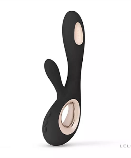 Pleasure nummer 23 van LELO: Soraya Wave Black - Rabbit Vibrator