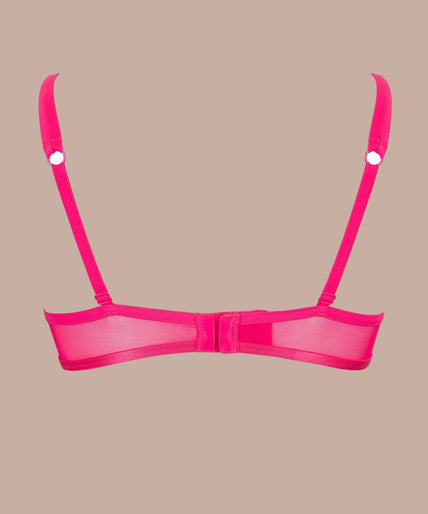 Atelier Amour – Oiseau de Paradis Wired Triangle Bra Cherry