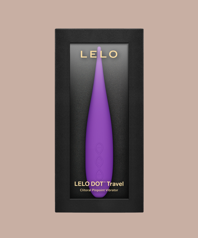 Pleasure Number 14 by LELO: DOT Travel Purple - Travel Vibrator