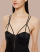 Coco de Mer – Sylph Bodysuit Black - XS