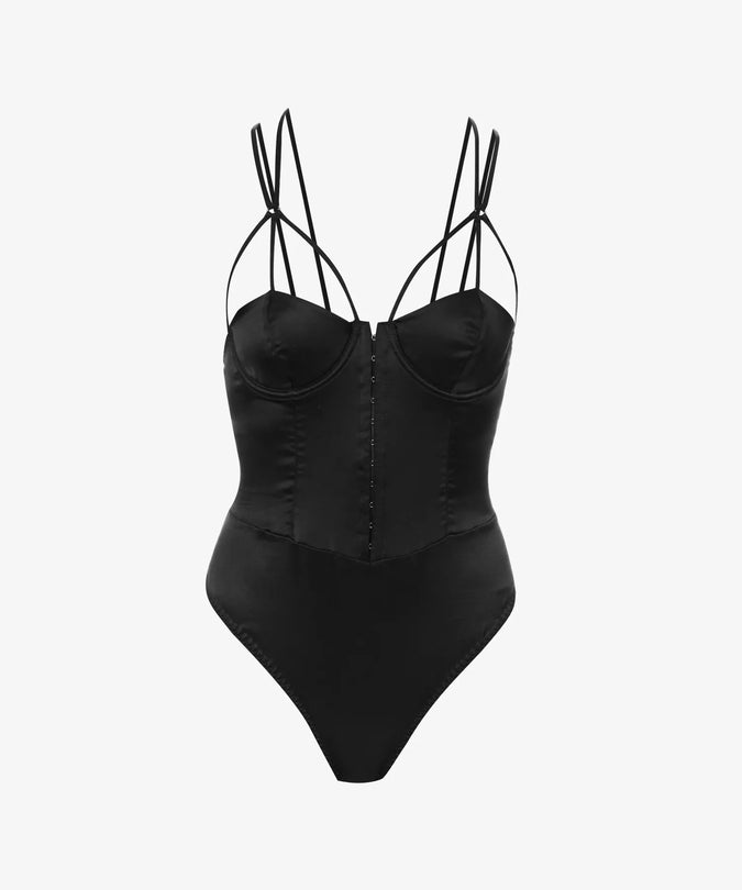 Coco de Mer – Sylph Bodysuit Black – 70%!