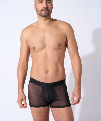 Atelier Amour Men Boxer Sheer - Black