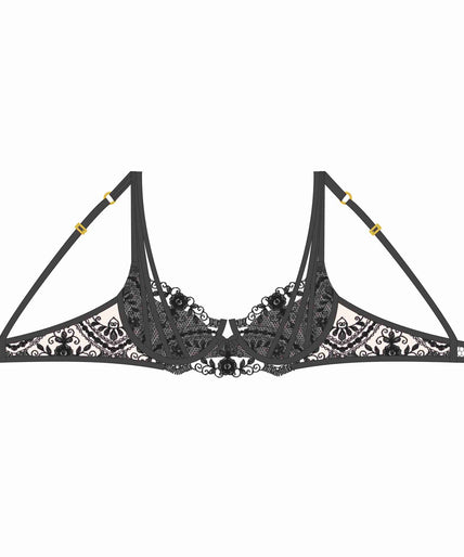 Shikkosa Push Up Bra Tattoo in Black