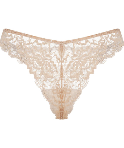 Heavenly Thong Beige