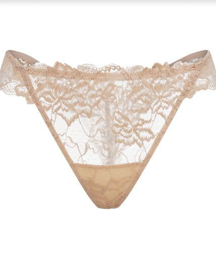 Heavenly Thong Beige