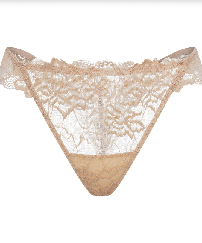 Heavenly Thong Beige