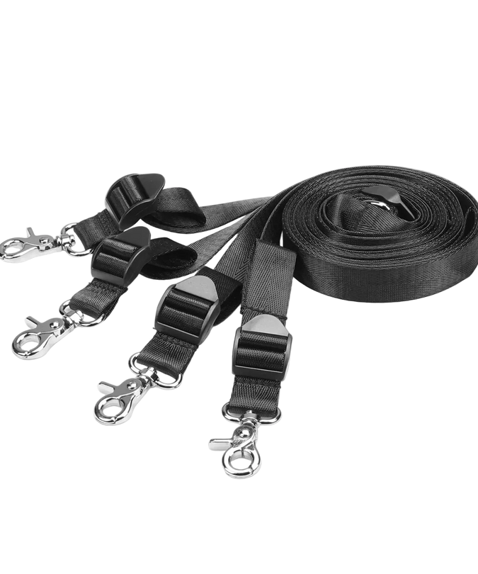Liebe Seele Temptation Under Bed Restraint Kit – Black