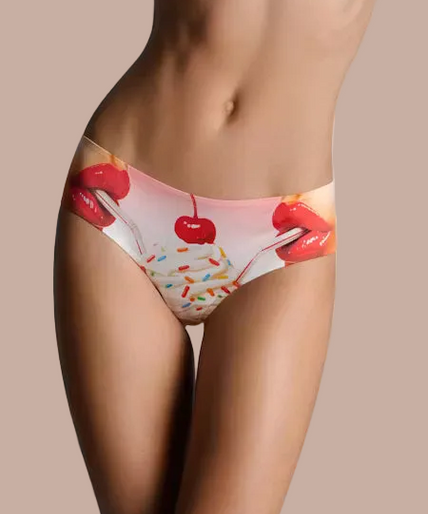 Maison Close – Comic Strip Hipster Panty Ice Cream Pink