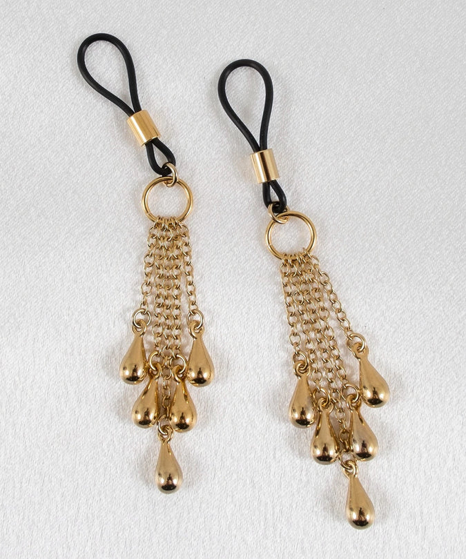 Rain of pearls Nipple Design Gold
