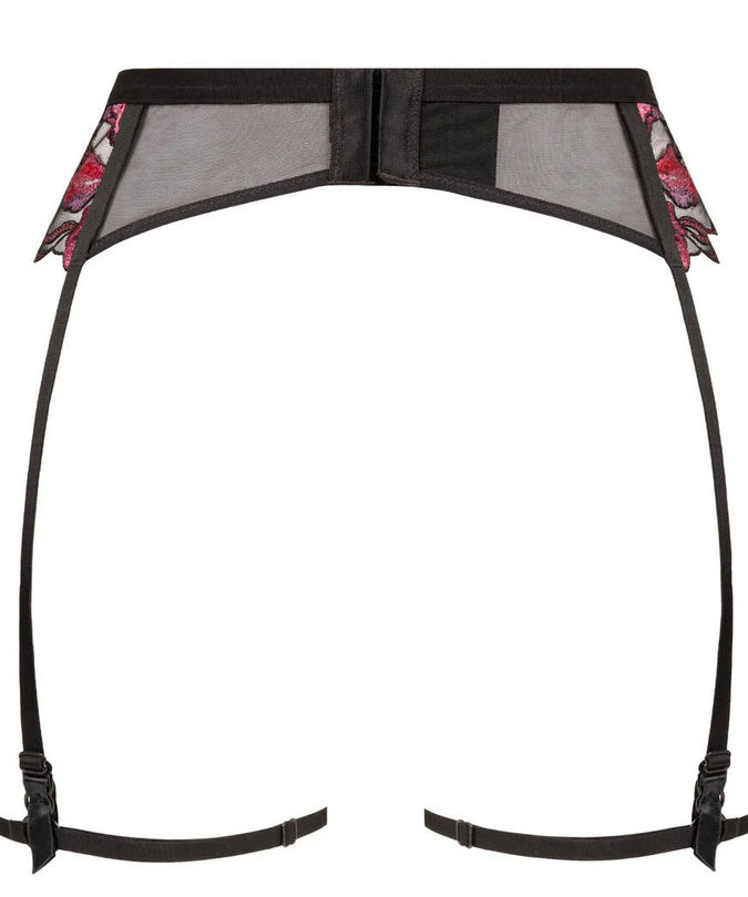 Atelier Amour – Dernier Frisson Garter Belt - Black & Red
