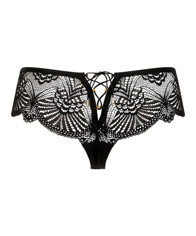 Atelier Amour Enlace Moi Knicker - Black - Pleasurements