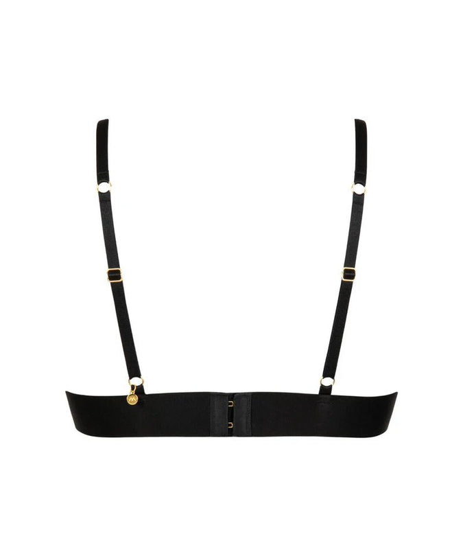 Atelier Amour Enlace Moi Triangle Bra - Black - Pleasurements